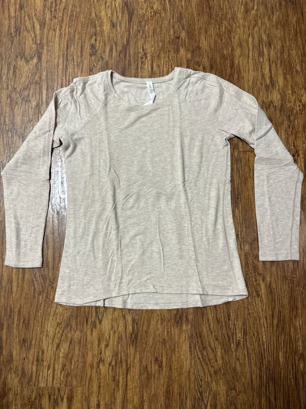 Lululemon Long Sleeve Shirt | Heathered Oatmeal | Size 6